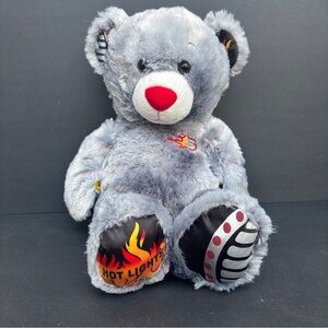Build A Bear Workshop Skechers Hot Lights Gray Bear Plush W/Light Up Ears, 2012
